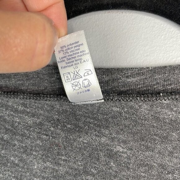 .Dave Matthews Band Graphic Band Tee Charcoal Grey Short Sleeve V-neck Fitted L - Picture 9 of 11